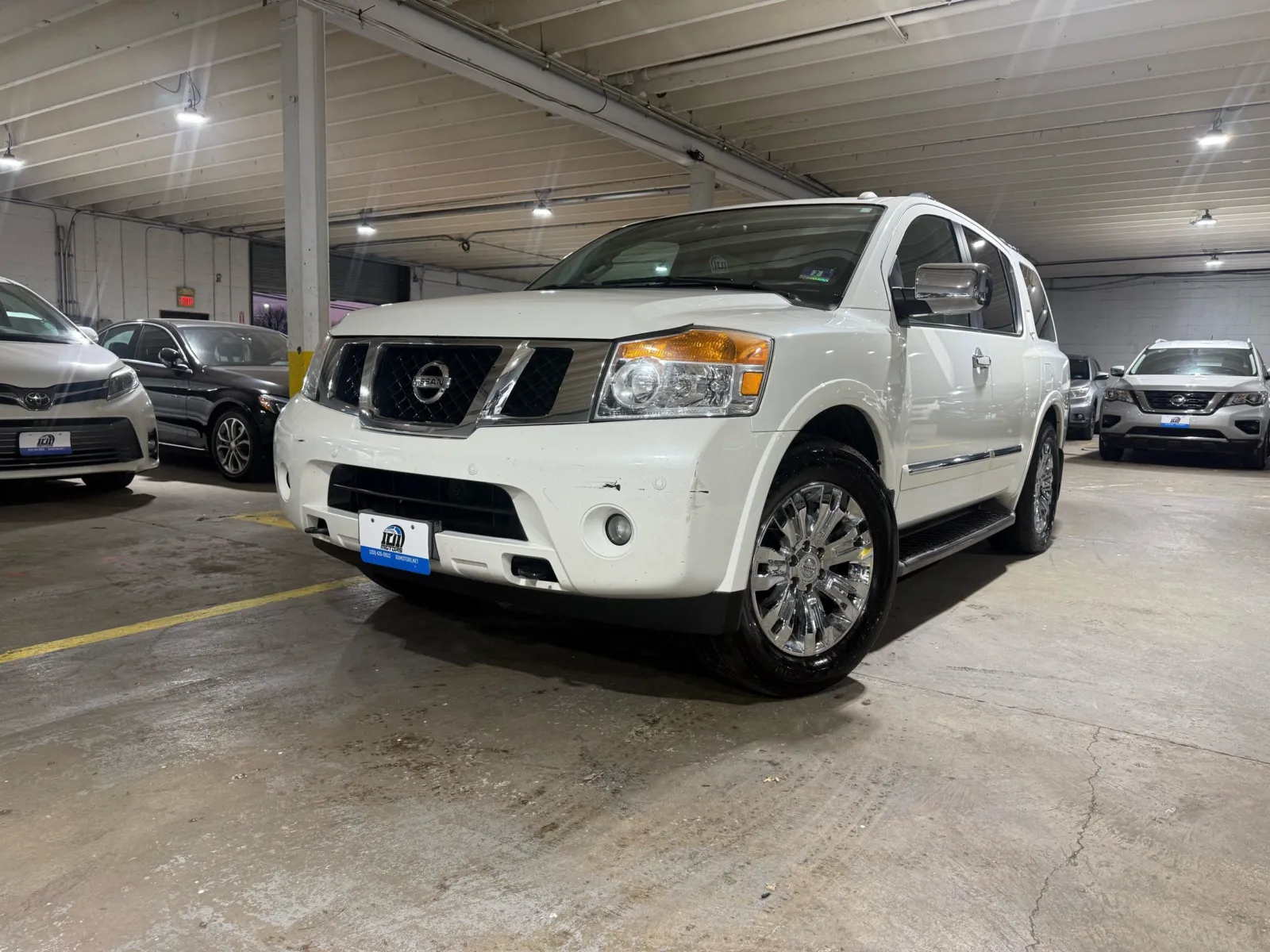 Red 2015 Nissan Armada Platinum for sale in Carlstadt, NJ