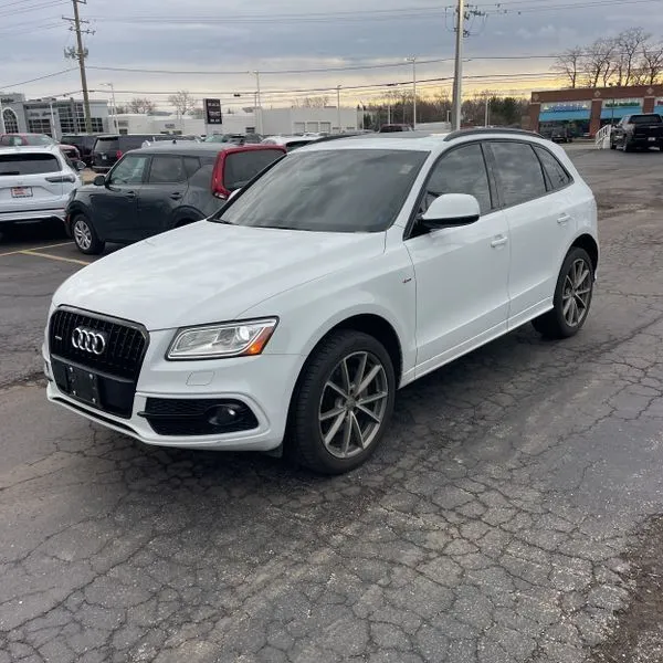 White 2016 Audi Q5 3.0T Premium Plus for sale in Carlstadt, NJ
