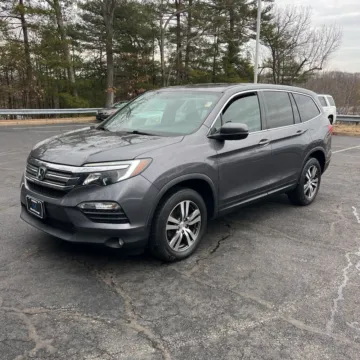 Silver 2017 Honda Pilot EX-L for sale in Carlstadt, NJ