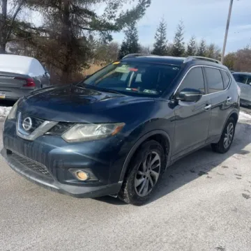 Blue 2015 Nissan Rogue SL for sale in Carlstadt, NJ