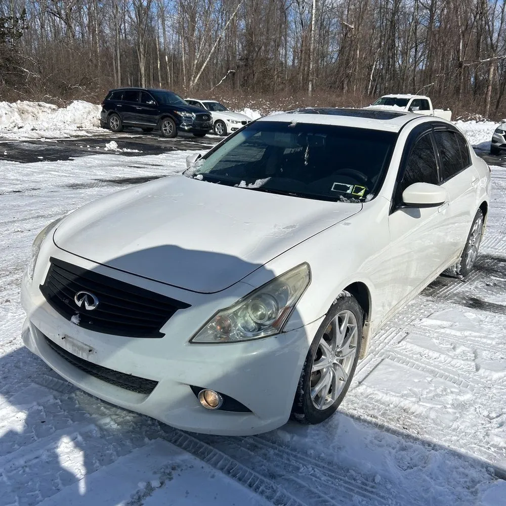 White 2013 INFINITI G37x for sale in Carlstadt, NJ