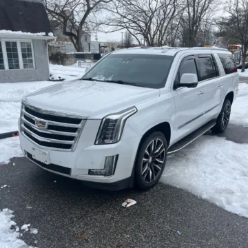 White 2016 Cadillac Escalade ESV Luxury Collection for sale in Carlstadt, NJ