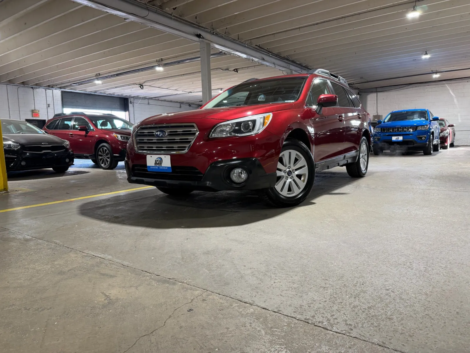 Red 2016 Subaru Outback 2.5i Premium for sale in Carlstadt, NJ