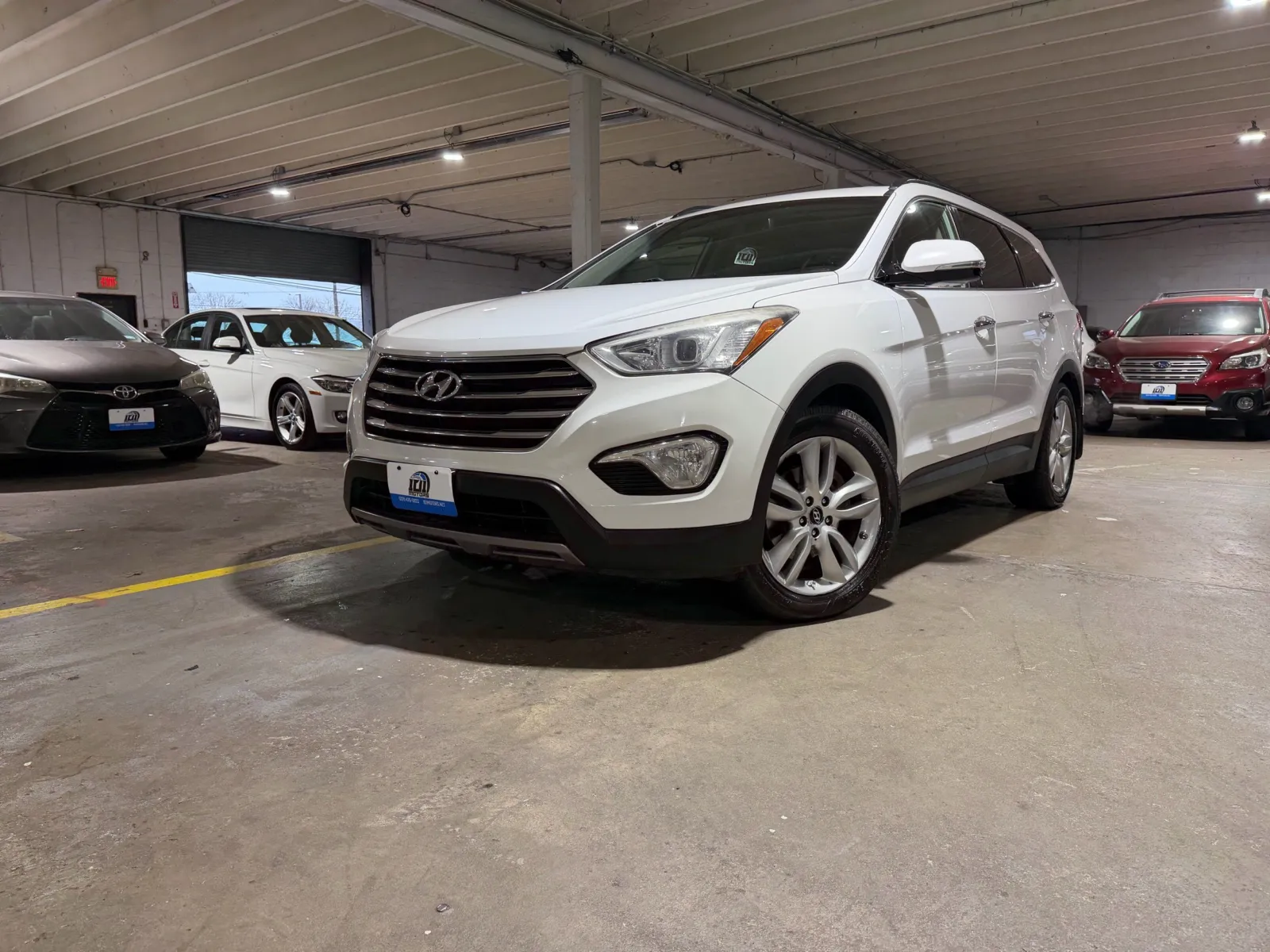 White 2014 Hyundai Santa Fe Limited for sale in Carlstadt, NJ
