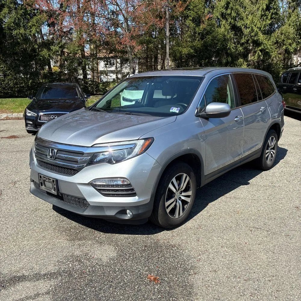 Silver 2017 Honda Pilot EX-L for sale in Carlstadt, NJ