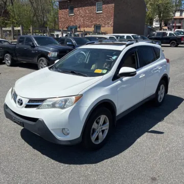 White 2014 Toyota RAV4 XLE for sale in Carlstadt, NJ