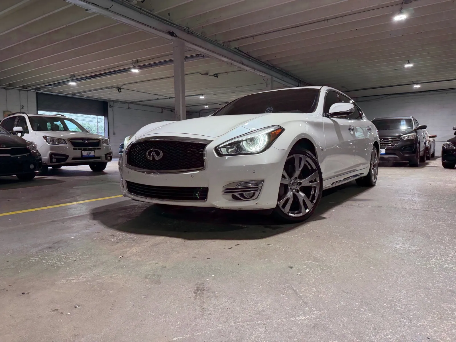 White 2018 INFINITI Q70L 3.7X LUXE for sale in Carlstadt, NJ