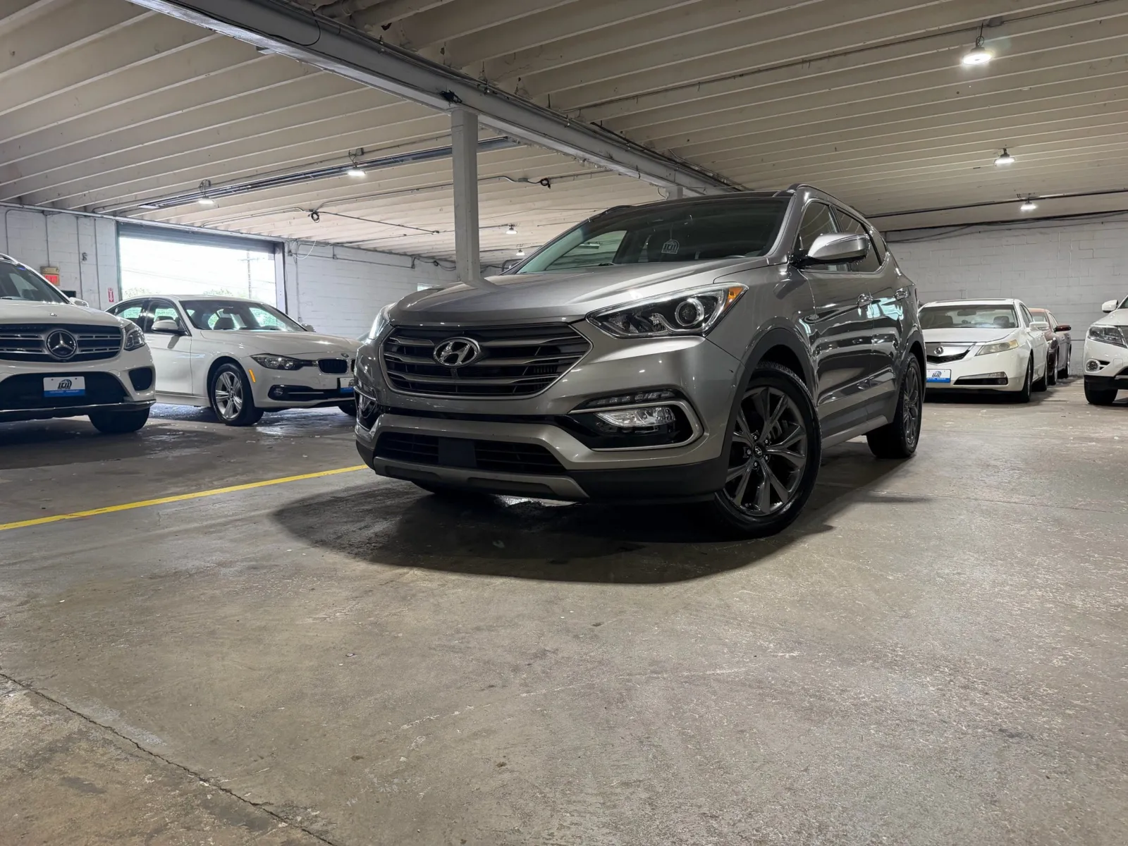 Silver 2018 Hyundai Santa Fe Sport 2.0T Ultimate for sale in Carlstadt, NJ