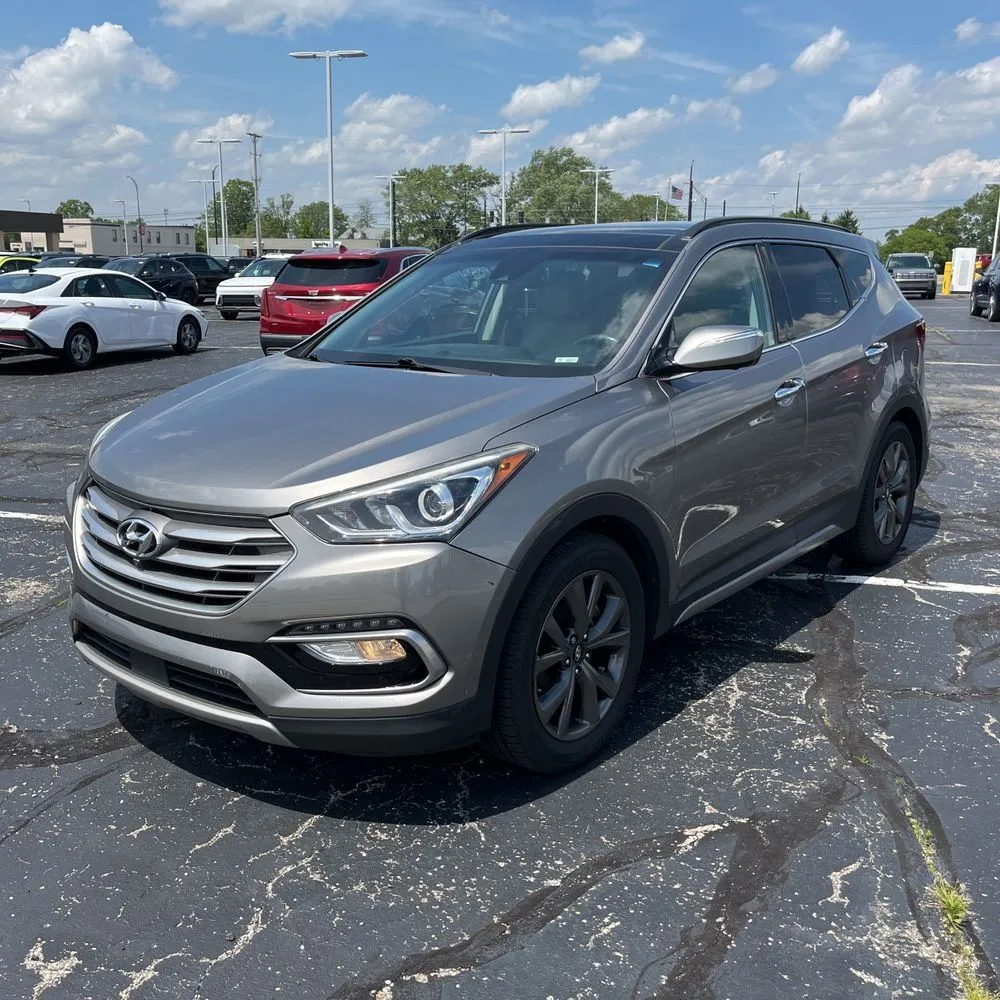 Silver 2018 Hyundai Santa Fe Sport 2.0T Ultimate for sale in Carlstadt, NJ