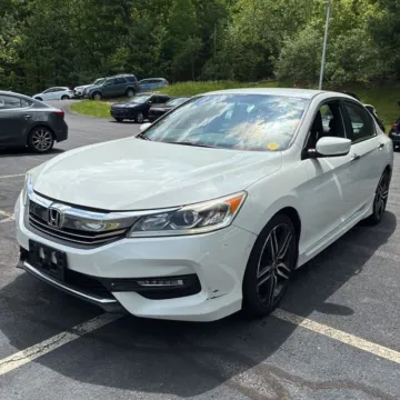 White 2017 Honda Accord Sport SE for sale in Carlstadt, NJ