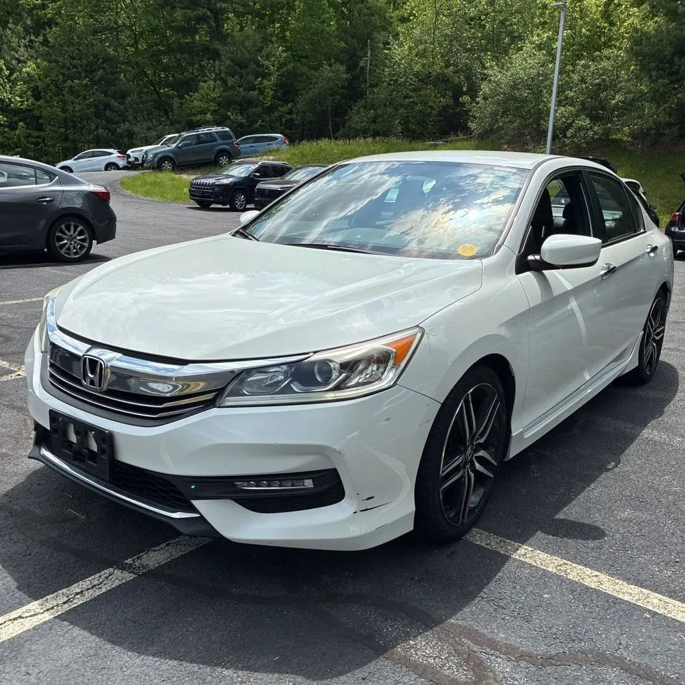 White 2017 Honda Accord Sport SE for sale in Carlstadt, NJ