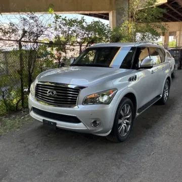 Silver 2012 INFINITI QX56 for sale in Carlstadt, NJ