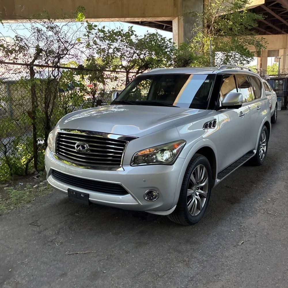 Silver 2012 INFINITI QX56 for sale in Carlstadt, NJ