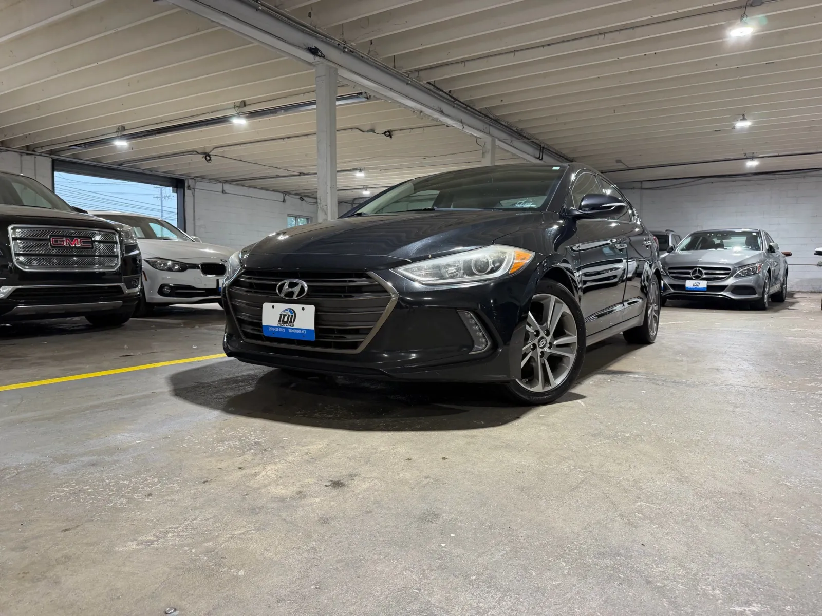 Black 2017 Hyundai Elantra Limited for sale in Carlstadt, NJ