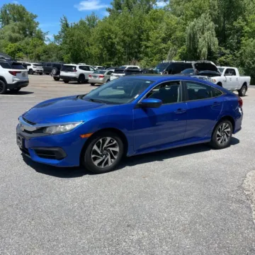 Blue 2017 Honda Civic EX for sale in Carlstadt, NJ