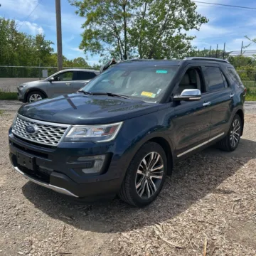 Blue 2017 Ford Explorer Platinum for sale in Carlstadt, NJ
