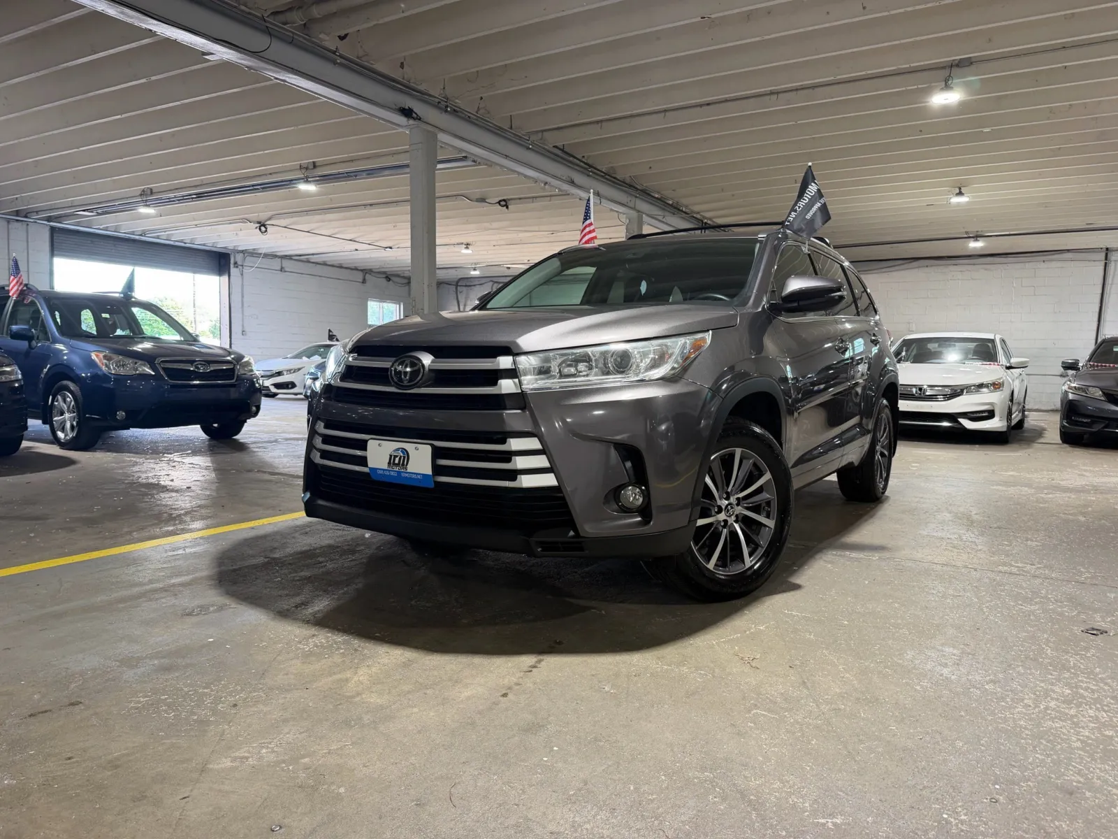 Gray 2018 Toyota Highlander XLE for sale in Carlstadt, NJ