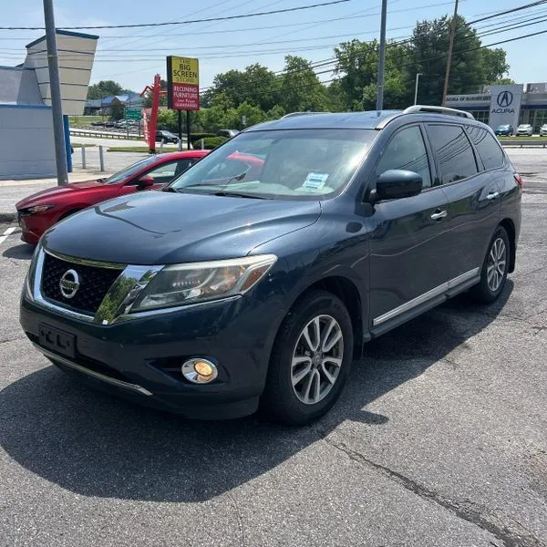 Blue 2015 Nissan Pathfinder SL for sale in Carlstadt, NJ