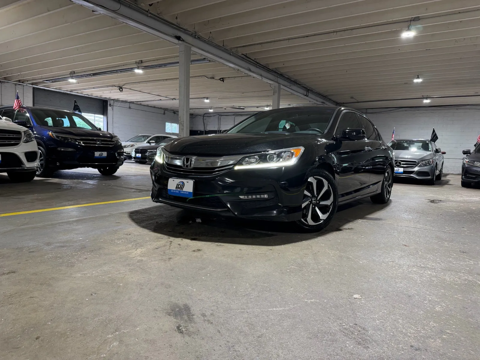 Black 2017 Honda Accord EX-L for sale in Carlstadt, NJ