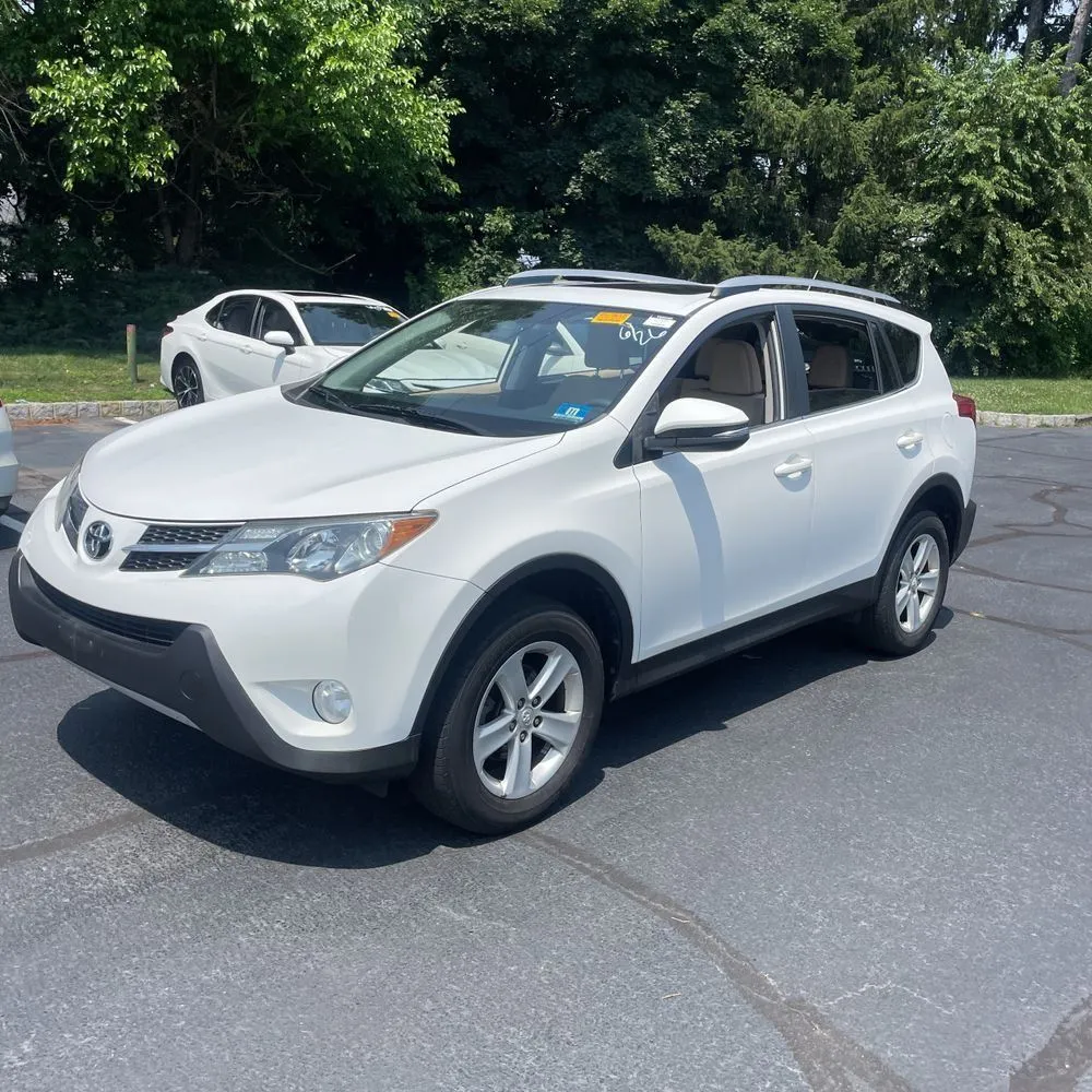 White 2013 Toyota RAV4 XLE for sale in Carlstadt, NJ