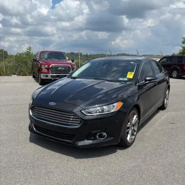 Gray 2014 Ford Fusion Titanium for sale in Carlstadt, NJ