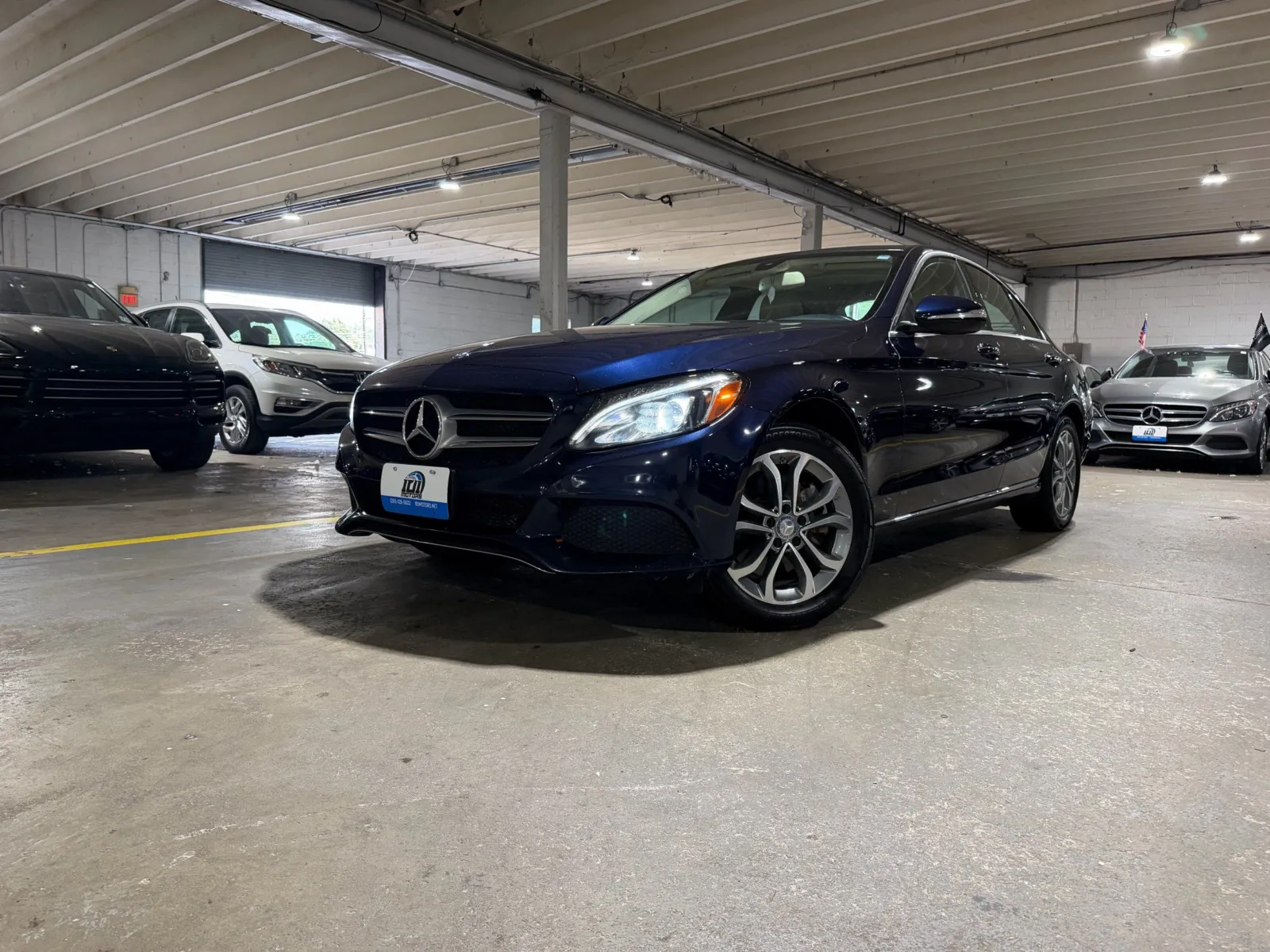 Gray 2015 Mercedes-Benz C 300 Sport 4MATIC for sale in Carlstadt, NJ