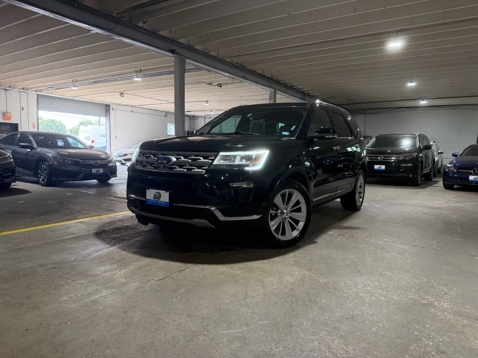 Black 2018 Ford Explorer Limited for sale in Carlstadt, NJ
