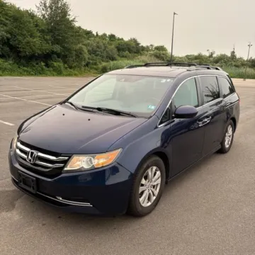 Blue 2016 Honda Odyssey EX-L for sale in Carlstadt, NJ