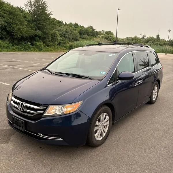 Blue 2016 Honda Odyssey EX-L for sale in Carlstadt, NJ