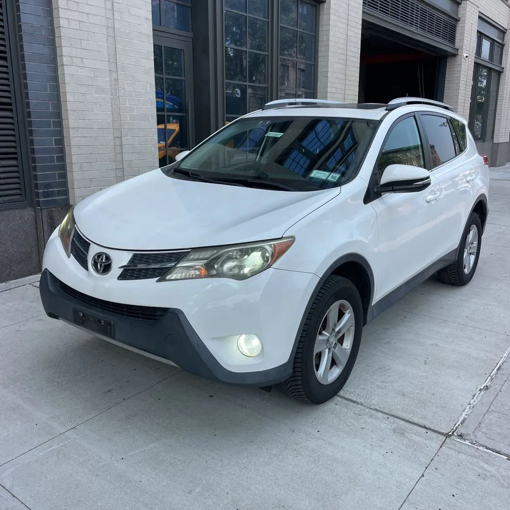 White 2014 Toyota RAV4 XLE for sale in Carlstadt, NJ