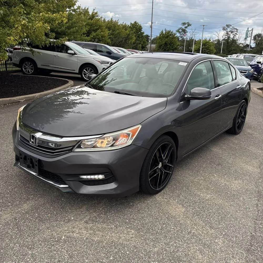 Gray 2017 Honda Accord EX-L V6 for sale in Carlstadt, NJ
