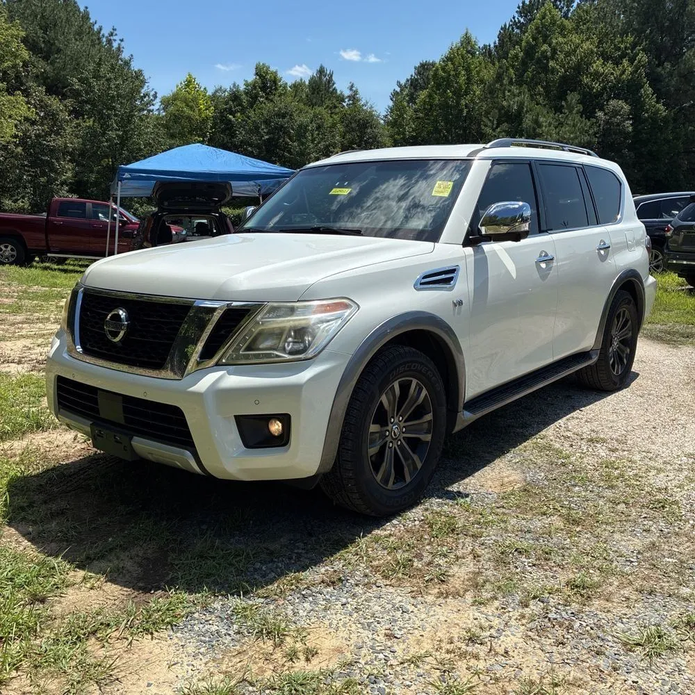 White 2017 Nissan Armada Platinum for sale in Carlstadt, NJ