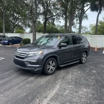 Silver 2017 Honda Pilot EX-L for sale in Carlstadt, NJ