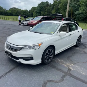 White 2017 Honda Accord EX-L V6 for sale in Carlstadt, NJ