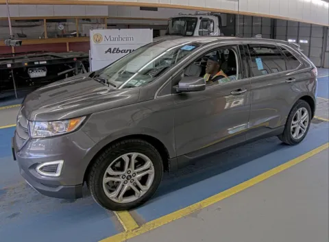 Gray 2018 Ford Edge Titanium for sale in Carlstadt, NJ
