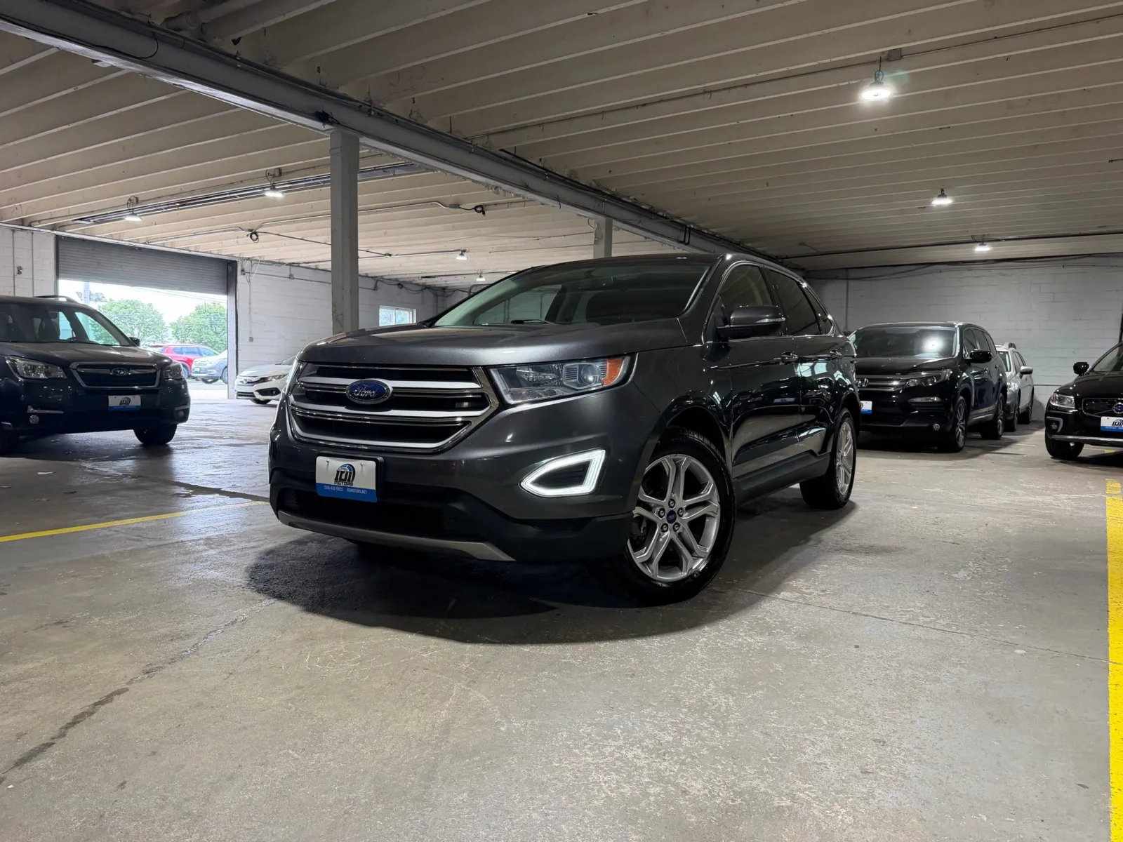 Gray 2018 Ford Edge Titanium for sale in Carlstadt, NJ