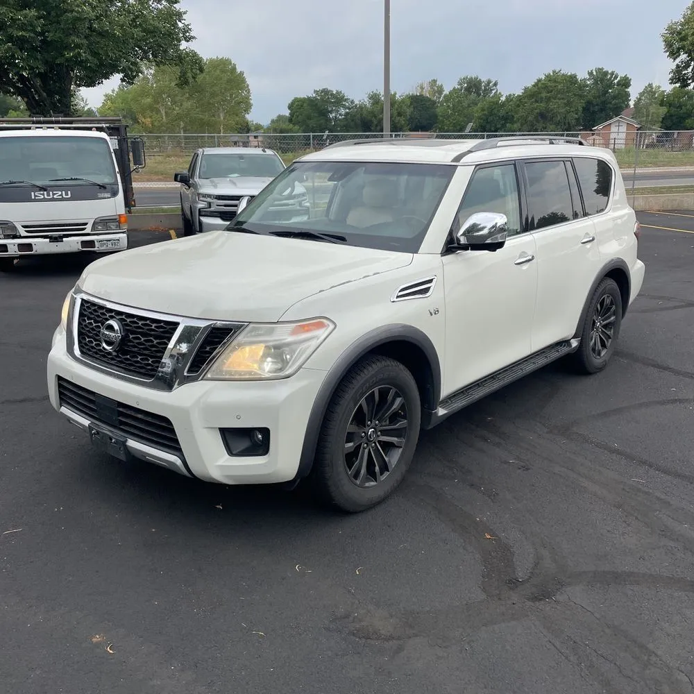 White 2017 Nissan Armada Platinum for sale in Carlstadt, NJ