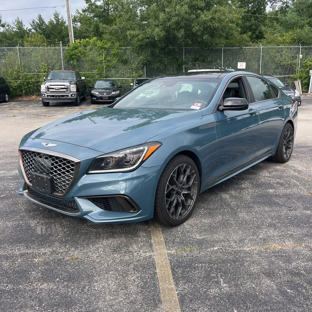 Blue 2018 Genesis G80 3.3T Sport for sale in Carlstadt, NJ