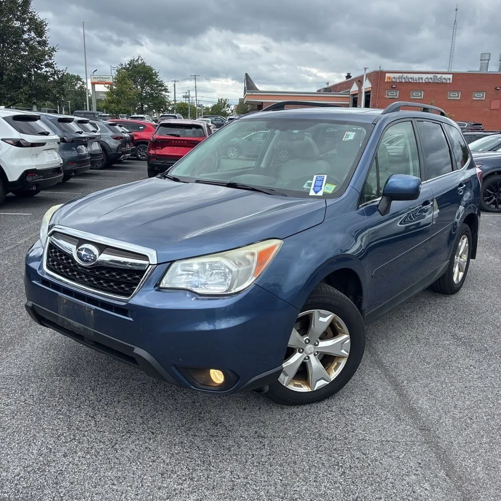 Blue 2014 Subaru Forester 2.5i Limited for sale in Carlstadt, NJ