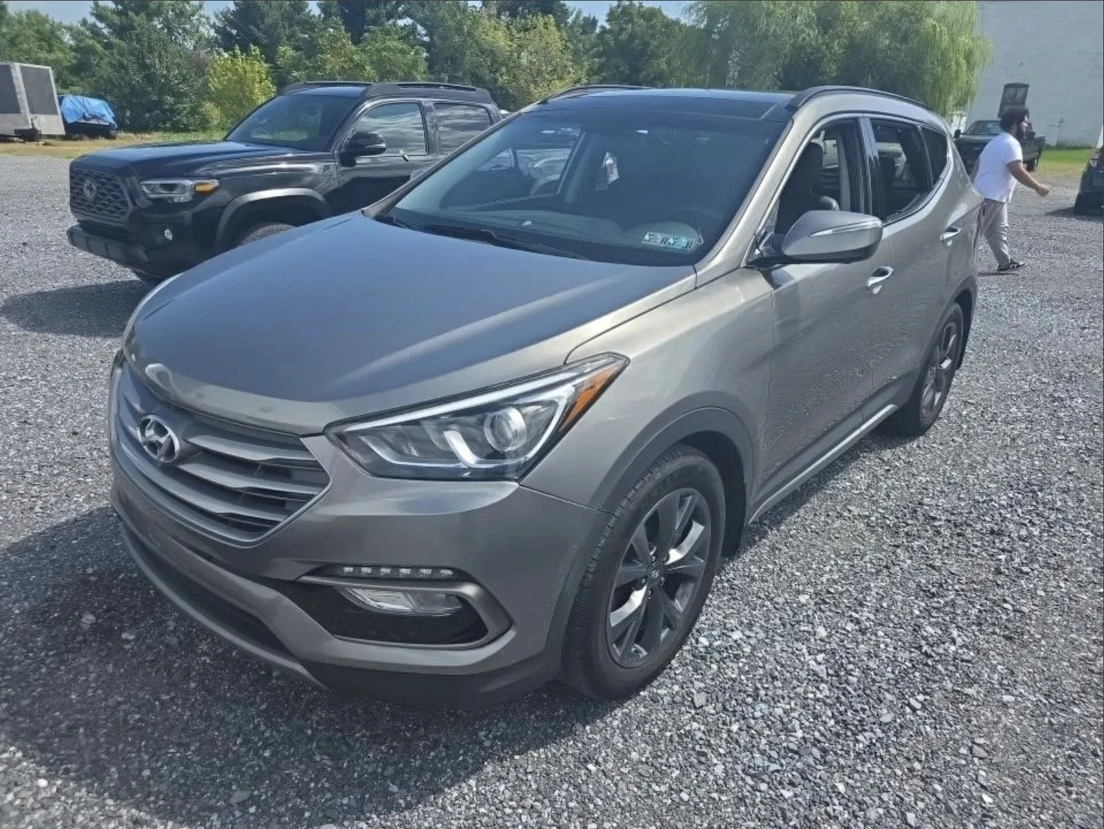 Gray 2018 Hyundai Santa Fe Sport 2.0T Ultimate for sale in Carlstadt, NJ