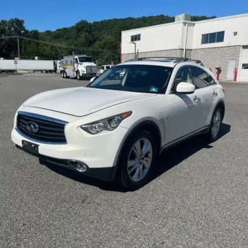 White 2014 INFINITI QX70 for sale in Carlstadt, NJ