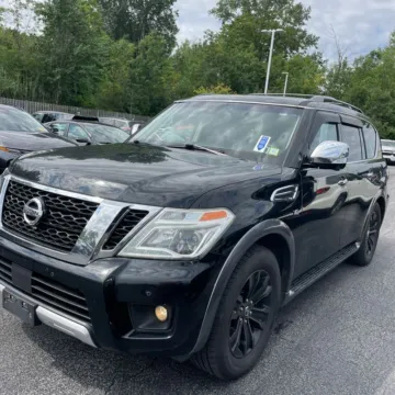 Black 2017 Nissan Armada Platinum for sale in Carlstadt, NJ