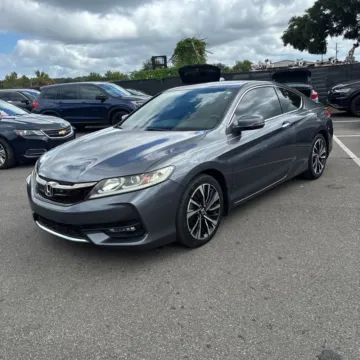 Silver 2017 Honda Accord EX-L V6 for sale in Carlstadt, NJ