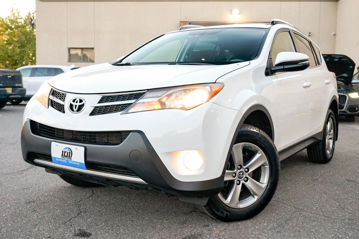 White 2015 Toyota RAV4 XLE for sale in Carlstadt, NJ
