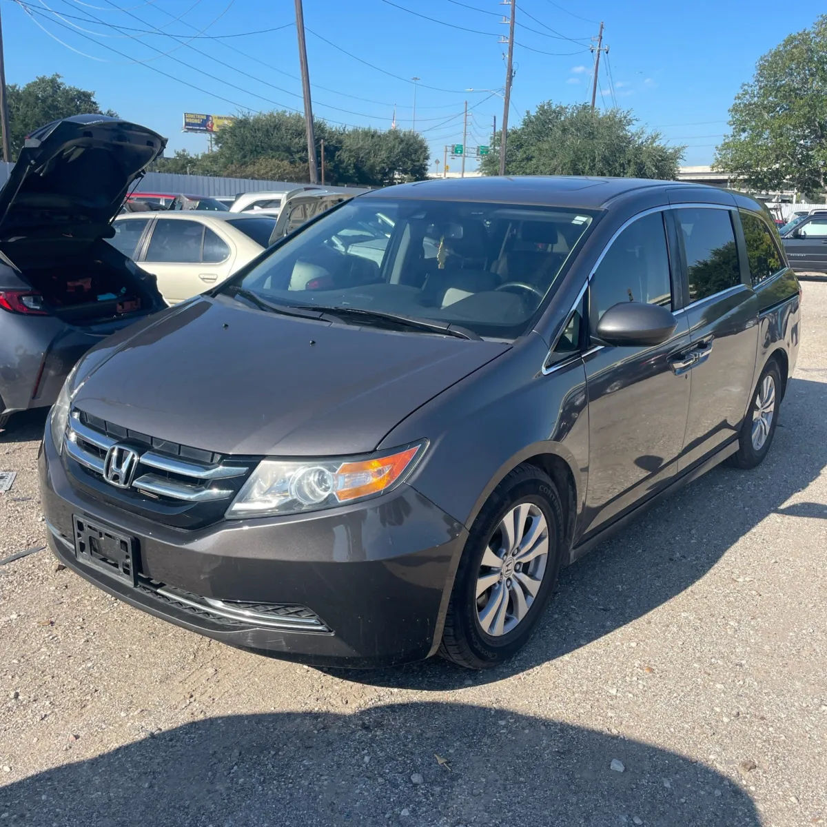 Gray 2016 Honda Odyssey EX-L for sale in Carlstadt, NJ