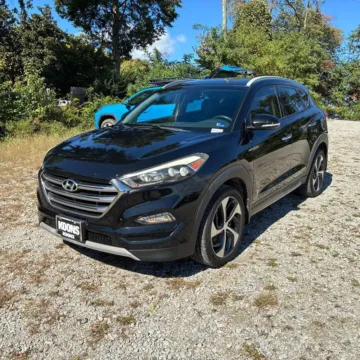 Black 2017 Hyundai Tucson Limited for sale in Carlstadt, NJ