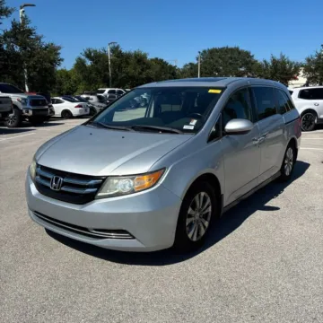 Silver 2014 Honda Odyssey EX-L for sale in Carlstadt, NJ