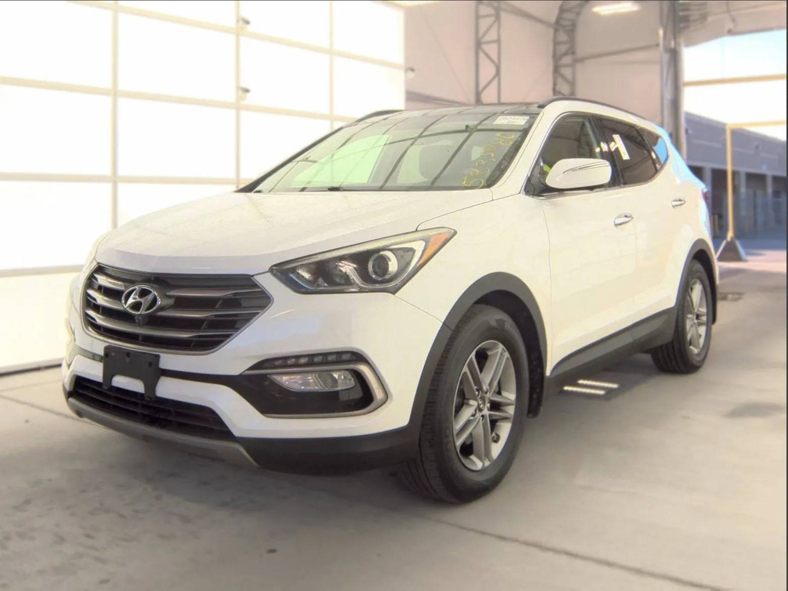White 2017 Hyundai Santa Fe Sport 2.4L for sale in Carlstadt, NJ