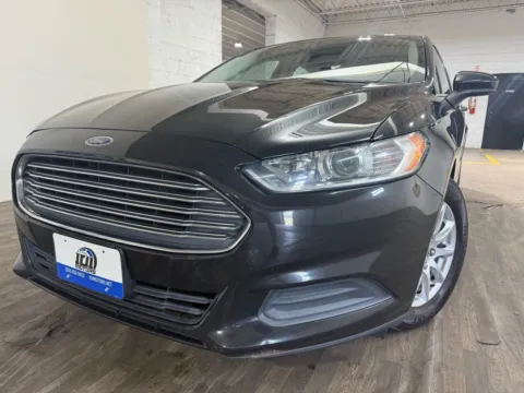 Black 2015 Ford Fusion S for sale in Carlstadt, NJ