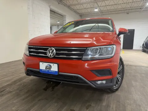 Orange 2018 Volkswagen Tiguan 2.0T SEL 4Motion for sale in Carlstadt, NJ